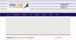 Desktop Screenshot of priline.at